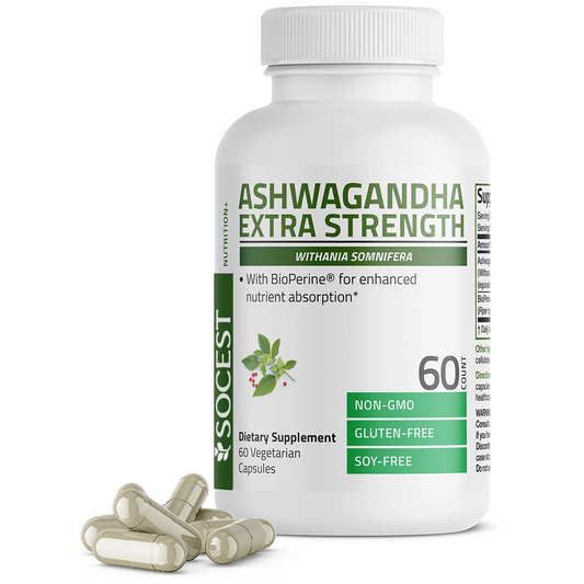 SOCEST® Ashwagandha Extra Strength - 3,000 mg