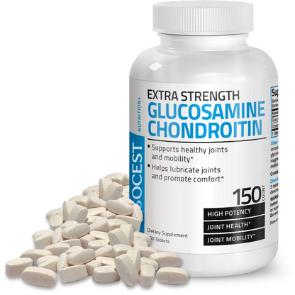 SOCEST® Glucosamine and Chondroitin Extra Strength and High Potency